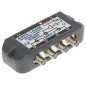 Mini amplificator 4 ieșiri CATV 17 dB AWS-144M AMS 87...694 MHz
