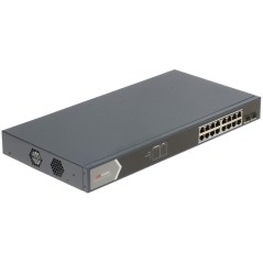 Switch Hikvision 16 PoE Gigabit DS-3E0518P-E/M + 2 SFP 125W