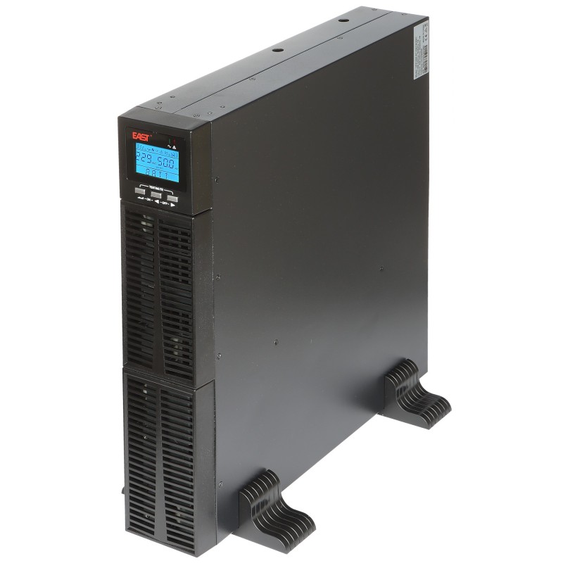 UPS 1000VA OnLine, LCD, USB, Smart, Rackabil/Turn AT-UPS1000BK-RACK EAST - 1