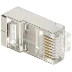 MUFĂ RJ45 ECRANATĂ RJ45T/6-EKRAN(100 buc) TIP EZ  - 1