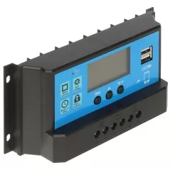 Regulator-controler solar PWM 60A, 12V/24V, 2 X USB si ecran LCD