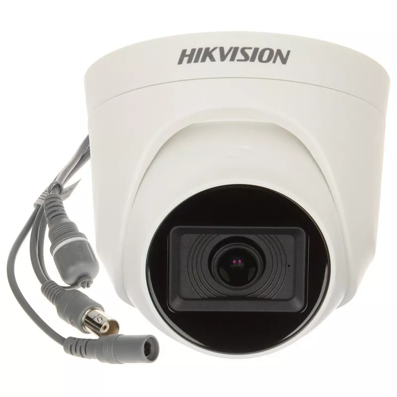 Camera Analog 5MP, lentila 2.8mm, IR 20m, AHD,TVI,CVI,CVBS, Mic - HIKVISION DS-2CE76H0T-ITPFS-2.8mm