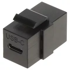 Cuplă USB-C keystone negru FX-USB-C/B
