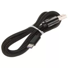 Cablu încărcător USB-C 1m ramforsat nylon capacitate 1.5A pentru încărcare rapidă 