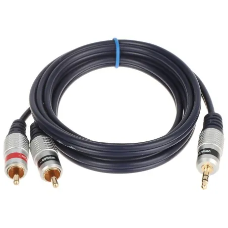 Cablu RCA-Jack 3.5 stereo 1.5 m conectori auriți high quality Vitalco VITALCO - 1