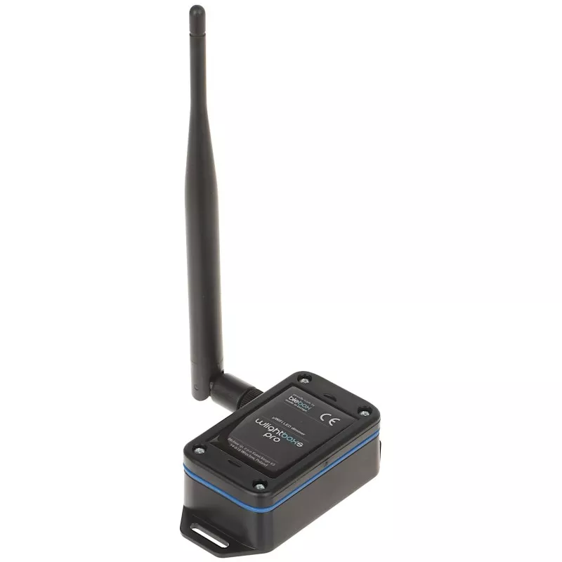 Controller LED smart Wi-Fi pentru benzi mono + 1 intrare WLIGHTBOX-S-PRO Blebox 12-24 V DC