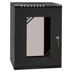 Mini cabinet rack 10inch 9U adâncime 300 mm negru