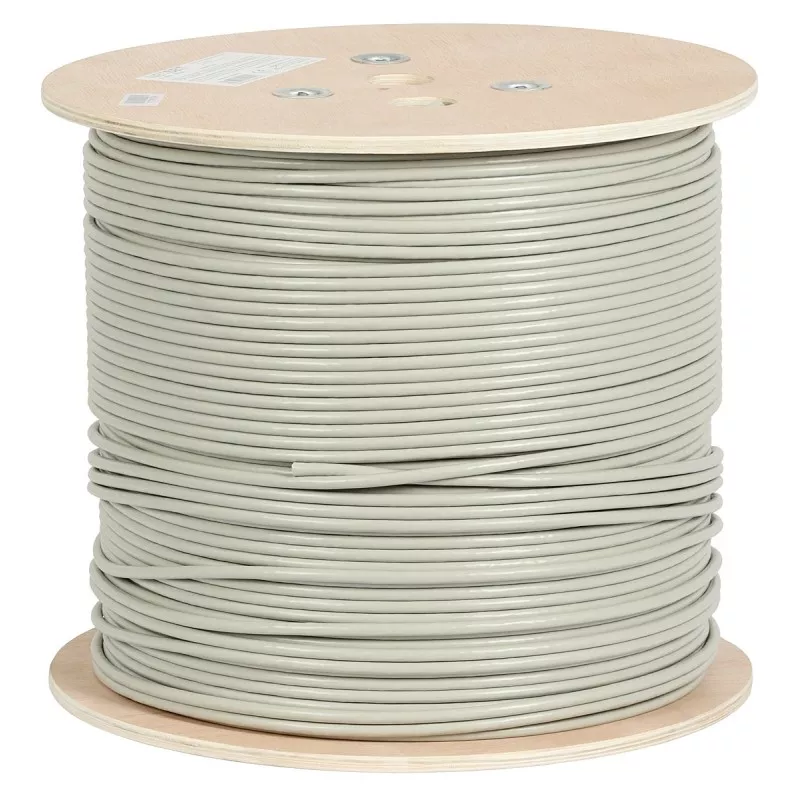 Rolă cablu U/UTP Cat.6 NETSET 4x2xAWG23, 250MHz, PVC gri Eca 500m