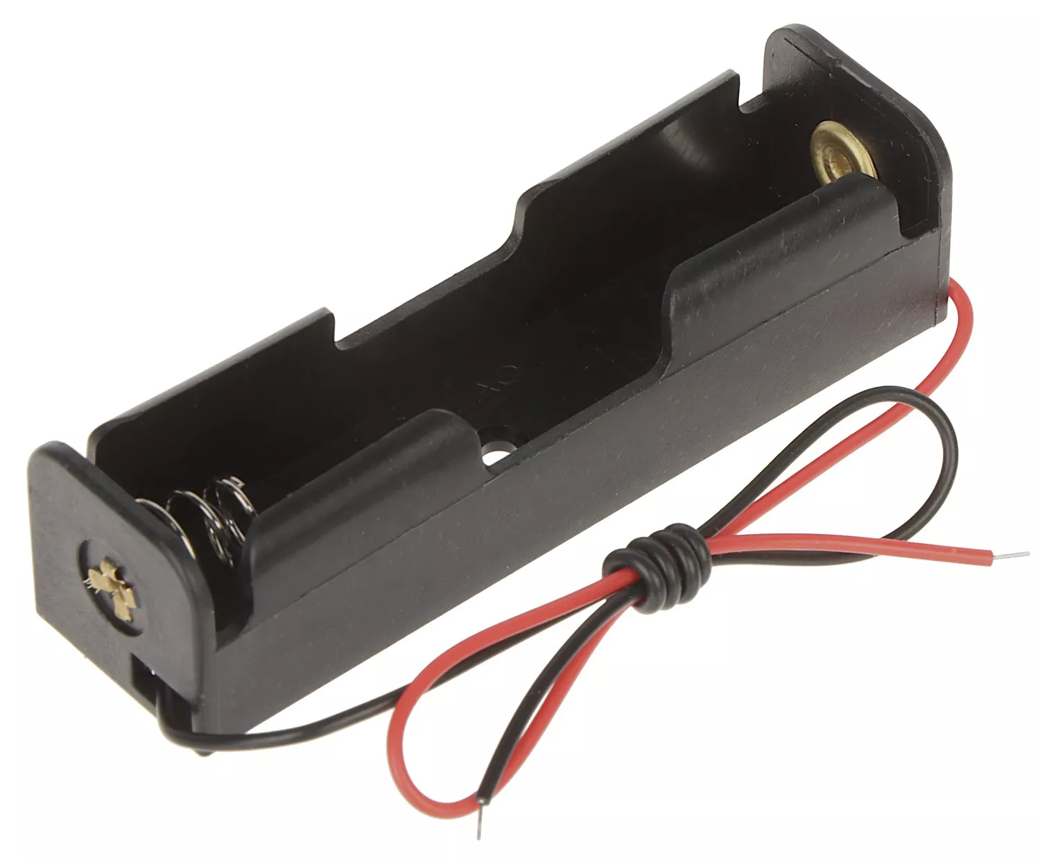 Suport acumulator 3,7V 18650 1 slot cu fir