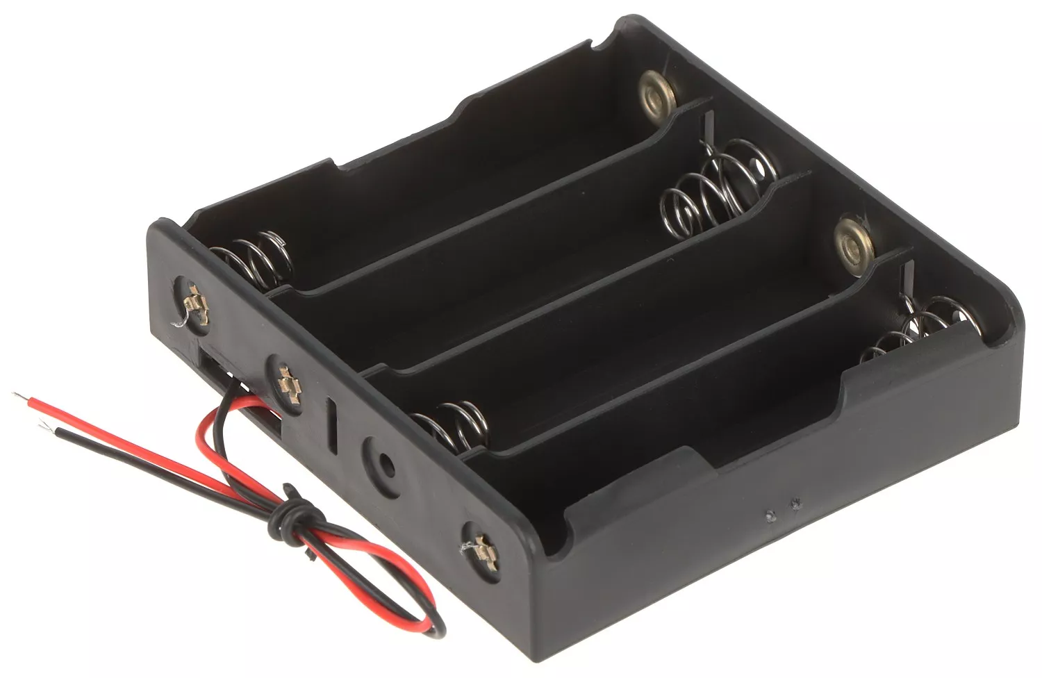 Suport acumulator 3,7V 18650 x 4 sloturi cu fir