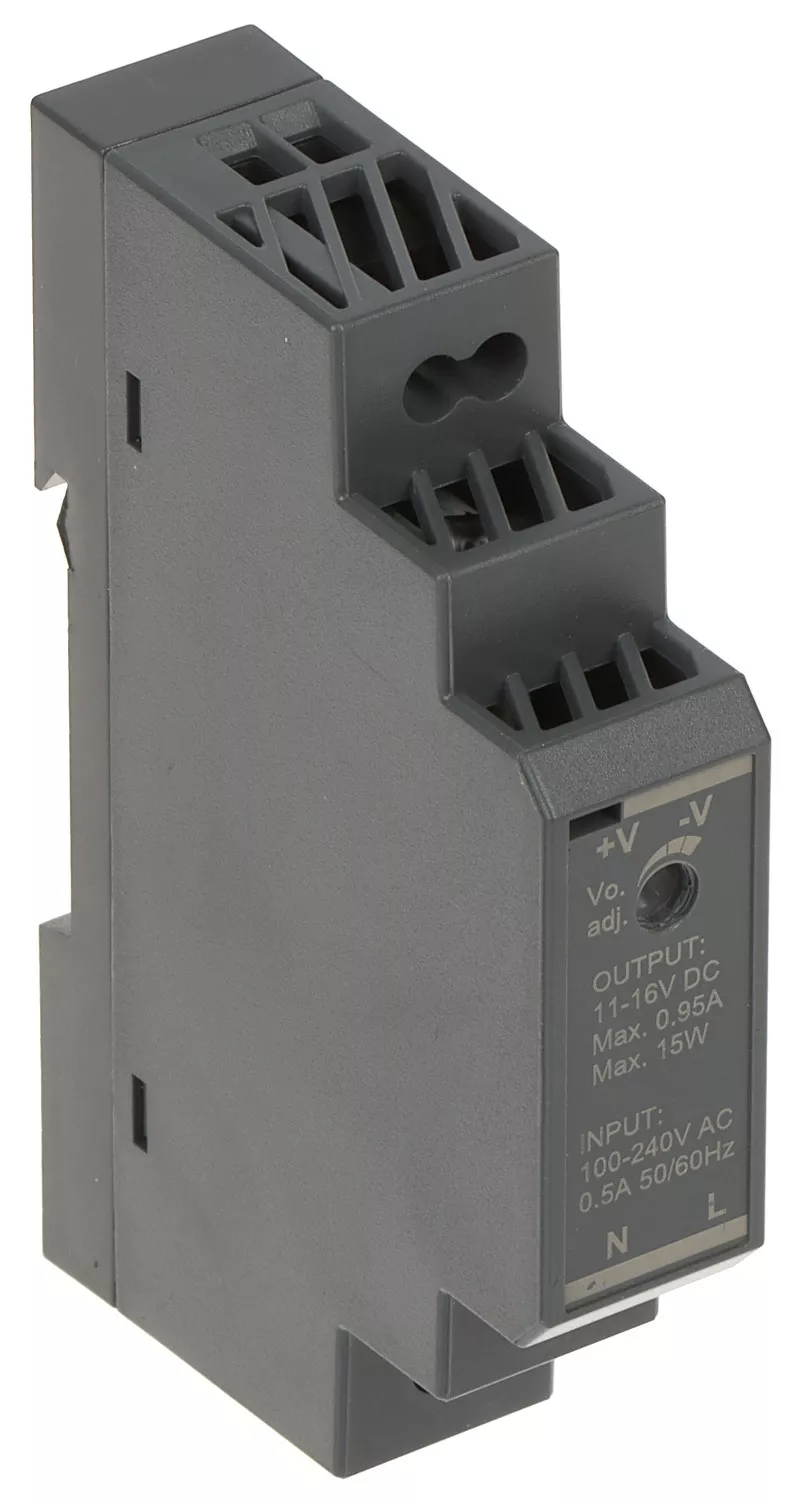 Sursă 12V reglabilă 950mA P15-1116 VIDOS montaj șină DIN