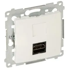 Priză HDMI 1.4 perete albă simplă Kontakt DGHDMI1.01/11 Simon54 KONTAKT Simon - 1
