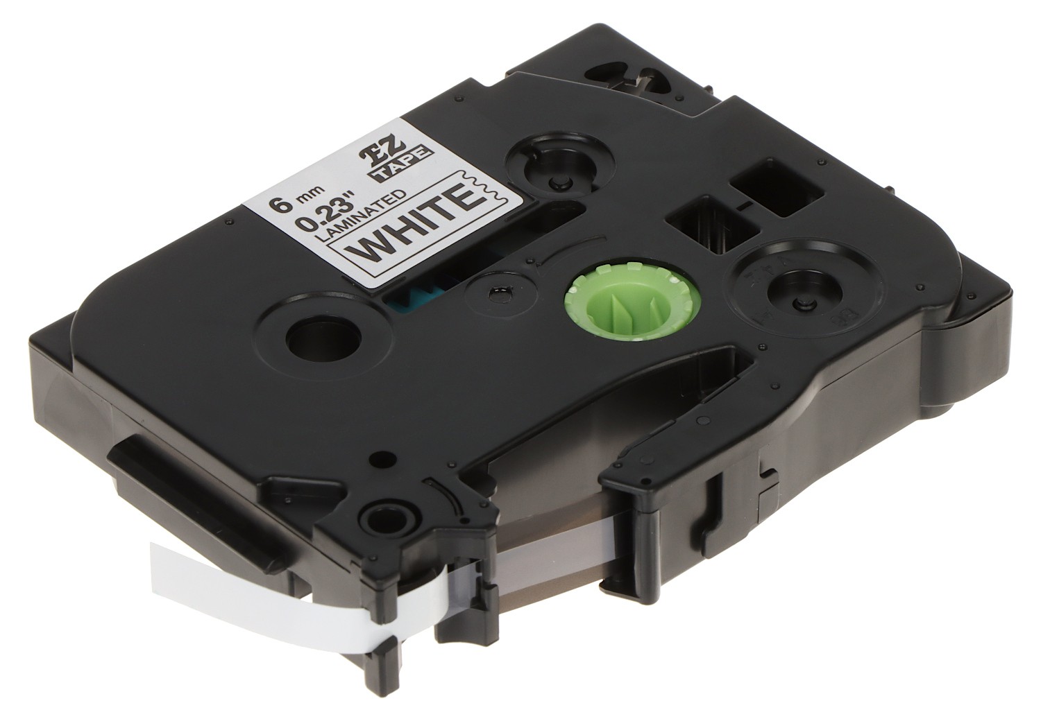 Banda etichete laminate pentru imprimante Brother Eztape model TZE-211/6MM
