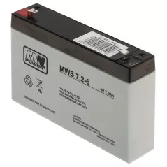 Acumulator UPS 6V/7.2Ah MW Power serie MWS 151x35x100mm
