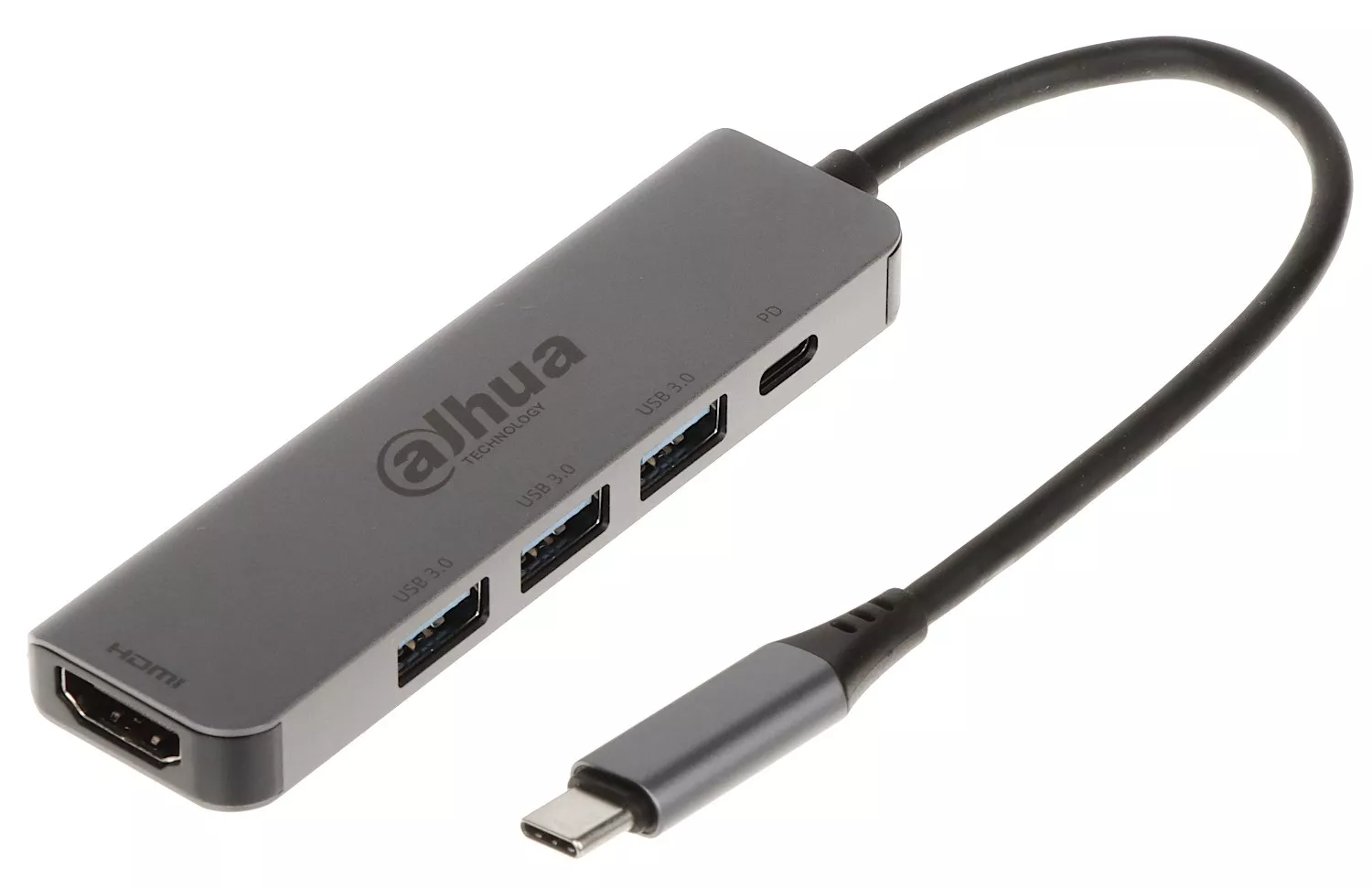Hub USB-C 3 porturi USB-A+ 1x USB-C PD cu placă video HDMI TC35 DAHUA