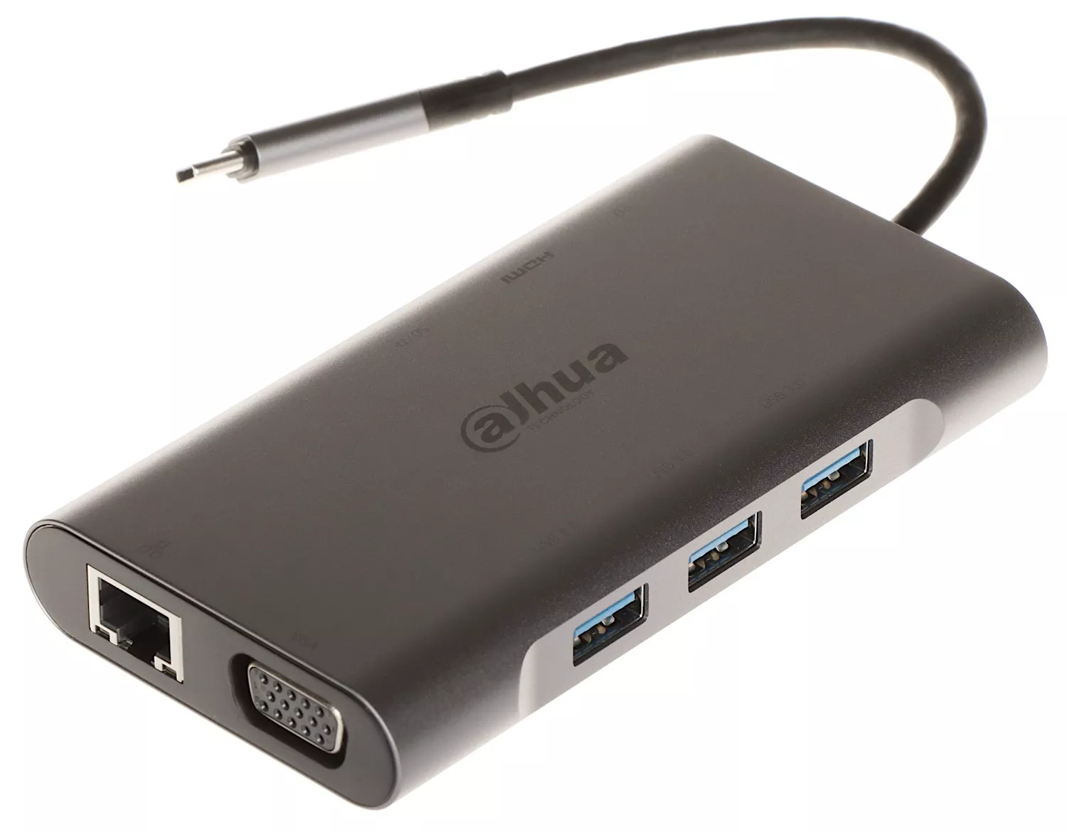 Hub USB-C 3 porturi USB-A+ 1x USB-C PD cu placă video și rețea HDMI TC35 DAHUA