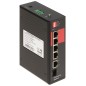 Switch PoE industrial 4 PoE 10/100 60W + 1 combo RJ45/SFP gigabit GTX-P1-5-41GSFP