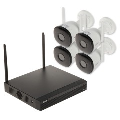 KIT SUPRAVEGHERE VIDEO KIT/NVR1104HS-W-S2/4-F22 Wi-Fi, 4 CANALE HDD 1TB - 1080p 2.8 mm IMOU
