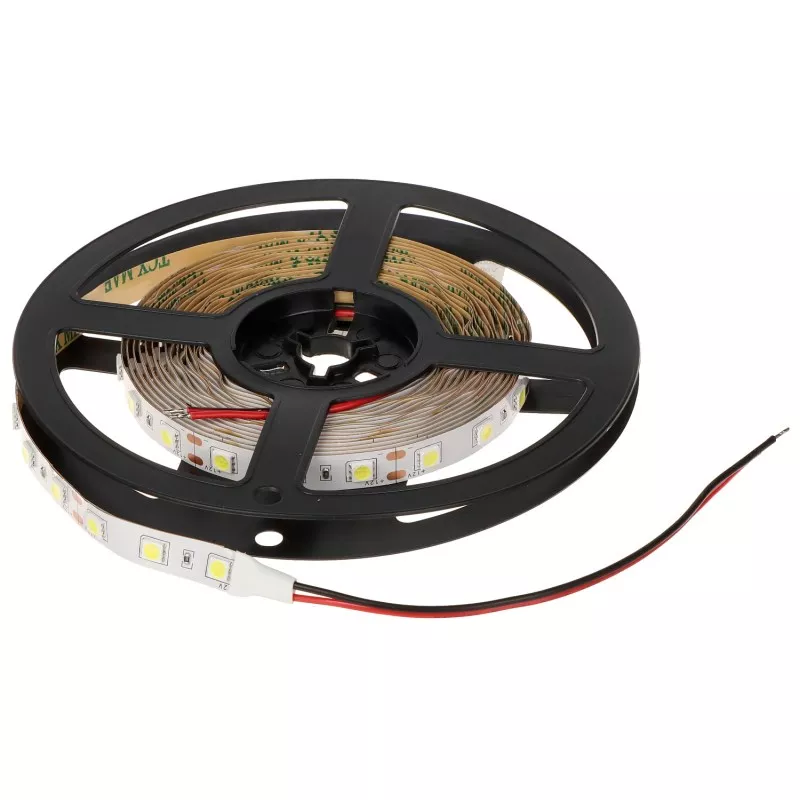 Bandă LED 12V/14.4W alb rece 6000K 60 LED/m, 316lm 5m