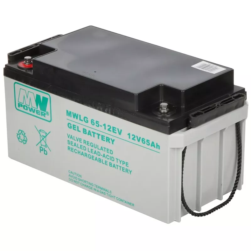 Acumulator Gel 12V/65AH MWLG MWPower pentru fotovoltaice sau vehicule electrice