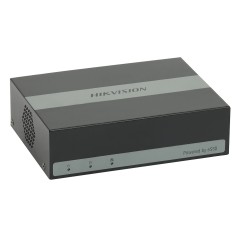 DVR 4 canale Hikvision DS-E04HQHI-B (2 MP, 15 fps, H.265, SSD 512 GB, HDMI, VGA) TURBO HD 5.0