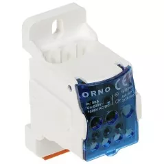 Bloc distributie 80A 4x6 mm² 3x16 mm² Orno OR-LZ-8207/80 montaj sina DIN