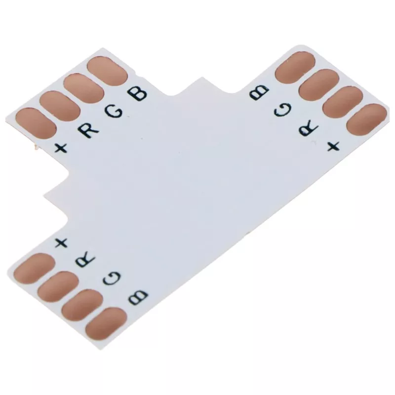 Conector T cruce banda LED RGB 10mm AD-TL-6499/Z/T/RGB Orno