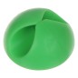 10 buc organizator cabluri pentru birou autoadeziv verde  - 1