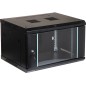 Cabinet rack wallmount 6U 600X450 Eprado ușă sticlă sarcină max. 60kg
