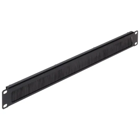 Organizator cabluri 19" cu perii, 1U, RAL 9005 A19-PK-V1  - 1