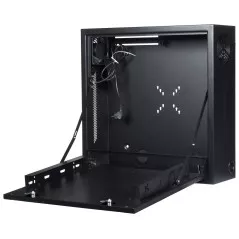 Carcasa montaj DVR pe perete neagra AWO-DVR-6 600x600x200 mm - 1