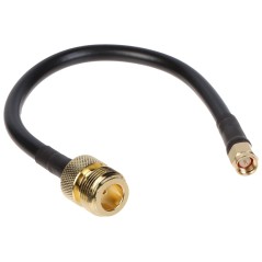 Patchcord 50 ohmi SMA - tata / N mamă cu cablu H155 0.2m - 1