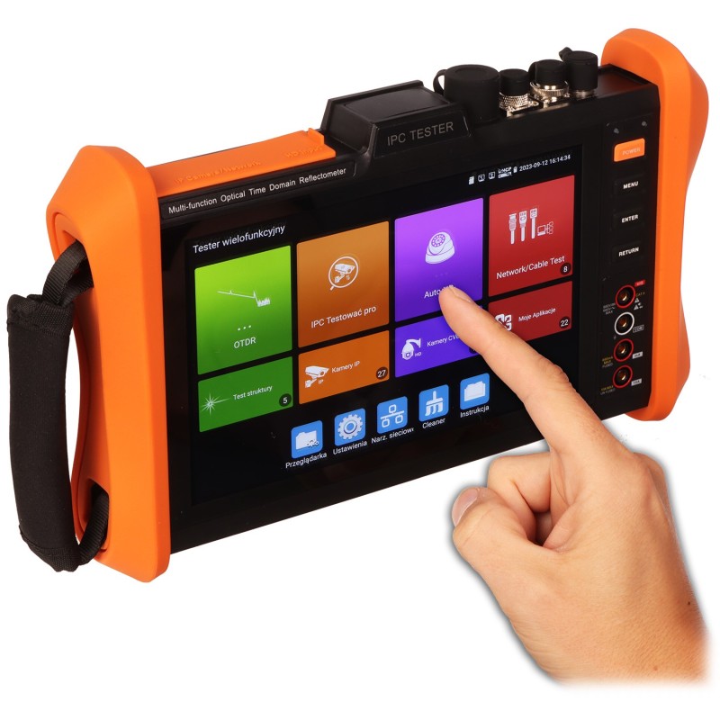 Tester CCTV 8Mpix cu OTDR 8 inch IPS, tester cablu, PoE CS-R7-80H