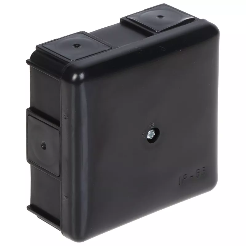 Doză derivație neagră PH-90X90/6/B/EPN IP55 Elektro-Plast