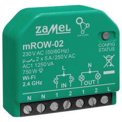 COMUTATOR INTELIGENT M/ROW-02 Wi-Fi SUPLA 230 V AC ZAMEL