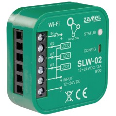 CONTROLER INTELIGENT PENTRU ILUMINAREA LED SLW-02 Wi-Fi, 12...24 V DC ZAMEL