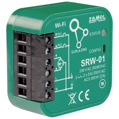 CONTROLER INTELIGENT PENTRU RULOURI. SRW-01 Wi-Fi 230 V AC ZAMEL