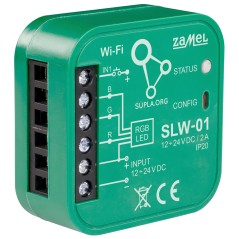 CONTROLER INTELIGENT PENTRU ILUMINAREA LED SLW-01 Wi-Fi, 12...24 V DC ZAMEL