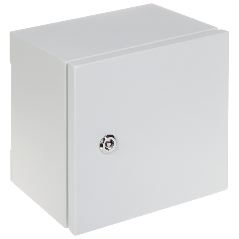 Cutie distribuție FO + PoE pentru sisteme supraveghere cu switch PoE 8 porturi + 2 SFP gigabit+ protecție fulger