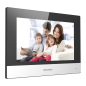 Monitor videointerfon TCP/IP Wireless, Touch Screen TFT LCD 7inch, NEGRU - HIKVISION DS-KH6320-WTE1