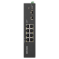 Switch 8 porturi Gigabit PoE, 2 porturi uplink SFP - HIKVISION DS-3T0510HP-E-HS