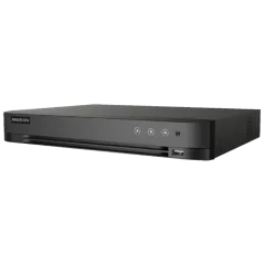 DVR AcuSense 8 ch. video 8MP, Analiza video, AUDIO \'over coaxial\', Alarma in-out - HIKVISION iDS-7208HUHI-M1-SA