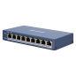 Switch 8 porturi PoE, 1 port uplink RJ45, SMART Management - HIKVISION DS-3E1309P-EI