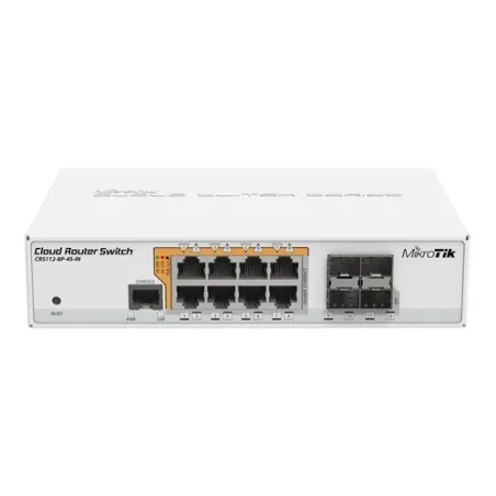 Management Switch, 8 x Gigabit cu PoE-out, 4 x SFP - Mikrotik CRS112-8P-4S-IN MIKROTIK - 1