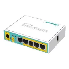 Router hEX PoE Lite, 5 x Fast Ethernet 4 x PoE, RouterOS L4 - Mikrotik RB750UPr2
