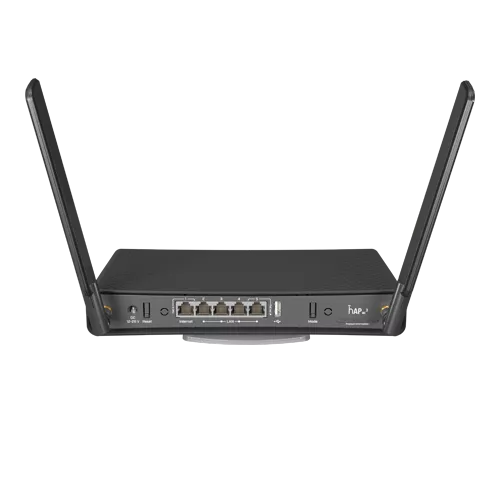 hAP acÂ³, 5 x Gigabit, 1 x PoE, 802.11b/g/n 2.4Ghz, 802.11ac 5Ghz, antene externe 3dBi 2.4GHz, 5.5dBi 5GHz - MikroTik RBD53iG-5H