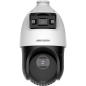 TandemVu, DarkFighter si ColorVu - camera IP, 4MP, lentila 2.8mm SI 4.8~72mm, 15X, WL 30m, IR 100m, Audio, Alarma, PoE+, IP66 -