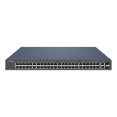 Switch 48 porturi Gigabit PoE, 2 porturi Gigabit RJ45, 2 x SFP, SMART Management - HIKVISION DS-3E1552P-SI