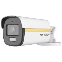 ColorVU - Camera AnalogHD 2MP, lentila 2.8mm, WL 40m, Microfon integrat - HIKVISION DS-2CE12DF3T-FS-2.8mm