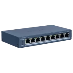 Switch 8 porturi PoE, 1 port uplink RJ45, Management - HIKVISION DS-3E1309P-EI-M